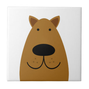 Chocolate Labrador Dog Fliese