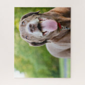 Chocolate Labrador Dog Puzzle (Vertikal)