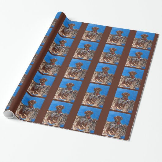CHOCOLATE-LABRADOR GESCHENKPAPIER (Ungerollt)