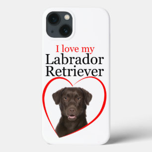 Chocolate Labrador Liebe Smartphone Case