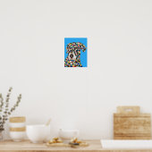 Chocolate Labrador Poster (Küche)