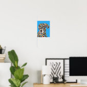 Chocolate Labrador Poster (Heimbüro)