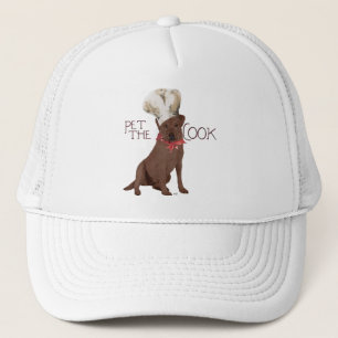 Chocolate Labrador Retriever Chef Truckerkappe
