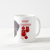 Chocolate Labrador Retriever Christmas Coffee mug Kaffeetasse (VorderseiteRechts)