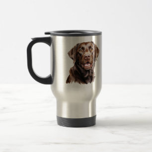 Chocolate-Labrador-Retriever-Klassiktasse, 325 ml Reisebecher
