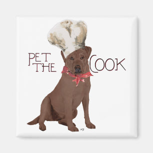 Chocolate-Labrador-Retriever-Koch Magnet
