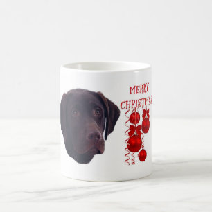 Chocolate-Labrador-Retriever-Weihnachts-Kaffeetass Kaffeetasse