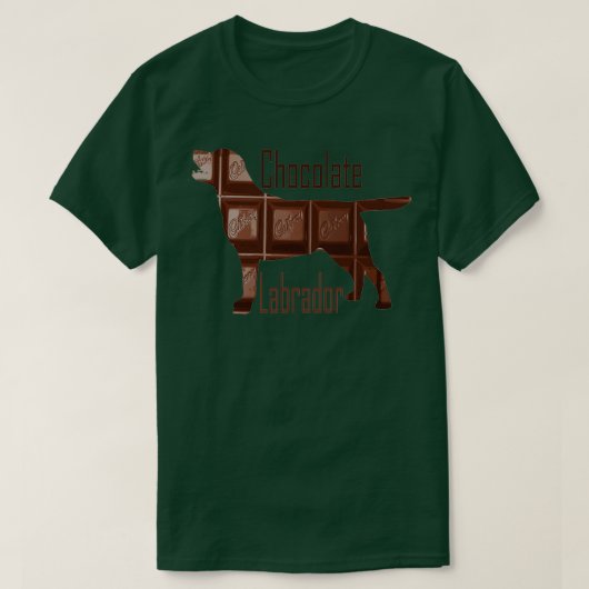 Chocolate Labrador  T-Shirt (Design vorne)
