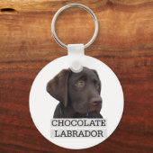 Chocolate Labrador Unique design! Schlüsselanhänger (Vorderseite)