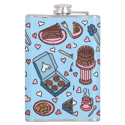 Chocolate lover cute flachmann (Rückseite)