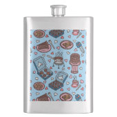 Chocolate lover cute flachmann (Vorderseite)