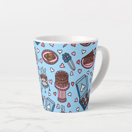 Chocolate lover cute milchtasse (Rechte Ecke)