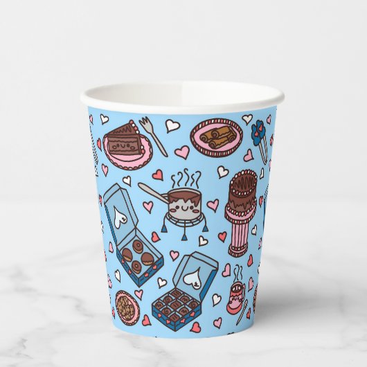 Chocolate lover cute pappbecher (Links)