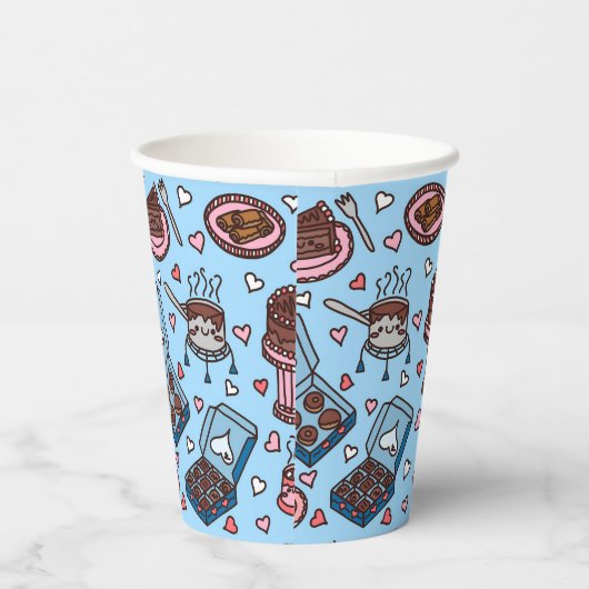 Chocolate lover cute pappbecher (Rechts)