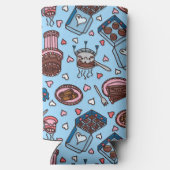 Chocolate lover cute selters dosenkühler (Rückseite)