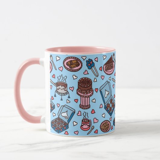 Chocolate lover cute tasse (Links)