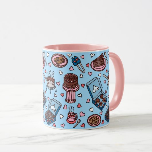 Chocolate lover cute tasse (VorderseiteRechts)