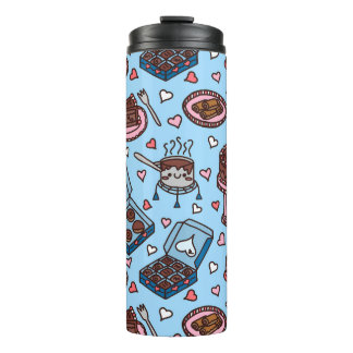 Chocolate lover cute thermosbecher