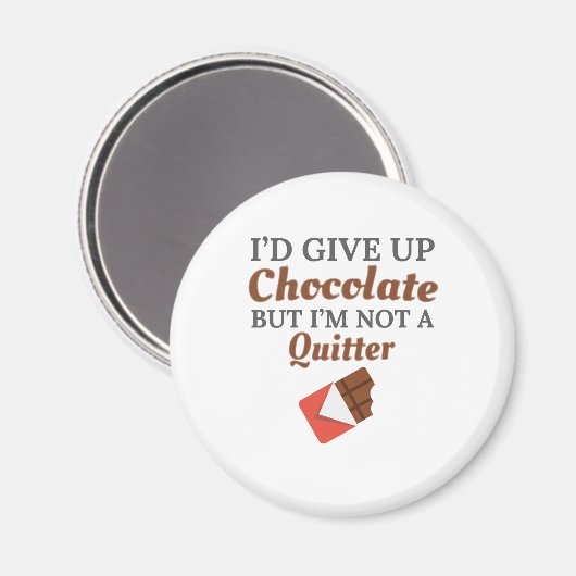 Chocolate Lover I von Give Up Chocolate But I'm No Magnet (Vorderseite/Rückseite)
