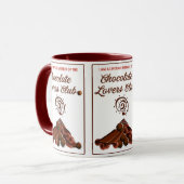 Chocolate Lovers Club Tasse (Vorderseite Links)