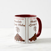 Chocolate Lovers Club Tasse (VorderseiteRechts)