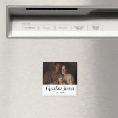 Chocolate Lovers Couple Established Photo Gift Magnet (In Situ (Geschirrspüler))