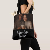 Chocolate Lovers Couple Established Photo Gift Tasche (Von Nahem)