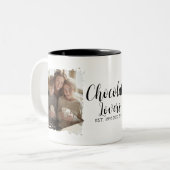 Chocolate Lovers Established Photos Zweifarbige Tasse (Vorderseite Links)