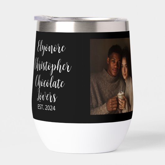 Chocolate Lovers Personalized Names Est. Photo (Rechts)