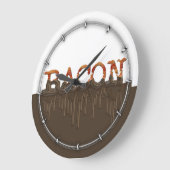 Chocolate LOVES Große Wanduhr (Winkel)