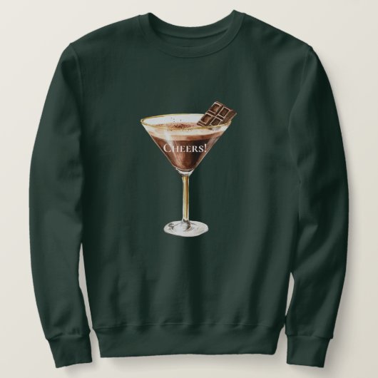 Chocolate Martini Sweatshirt (Design vorne)