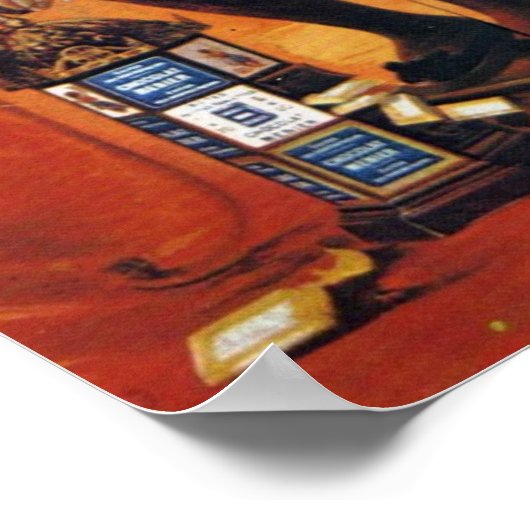 Chocolate Menier Poster (Ecke)