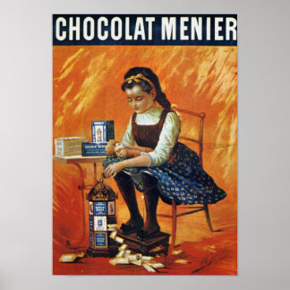 Chocolate Menier Poster