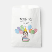 Chocolate Merle Cockapoo Cavapoo Geburtstagsparty Geschenktütchen (Vorderseite)