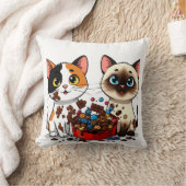 Chocolate Mess Cats Kissen (Decke)