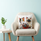 Chocolate Mess Cats Kissen (Stuhl )