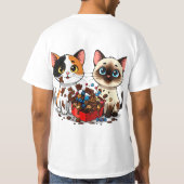 Chocolate Mess Cats T-Shirt (Rückseite)