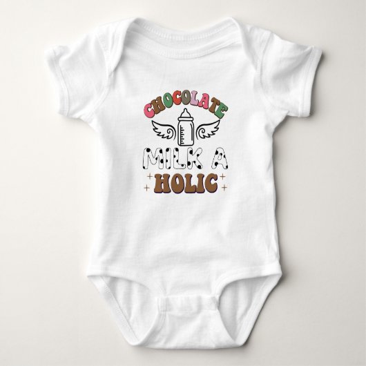 Chocolate Milk A Holic Baby Strampler (Vorderseite)