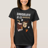 Chocolate Milk Aholic Food Eater Graphic T-Shirt (Vorderseite)