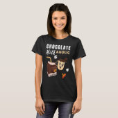 Chocolate Milk Aholic Food Eater Graphic T-Shirt (Vorne ganz)