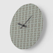 CHOCOLATE MINT acrylic wall clock  Große Wanduhr (Winkel)