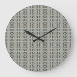 CHOCOLATE MINT acrylic wall clock Große Wanduhr