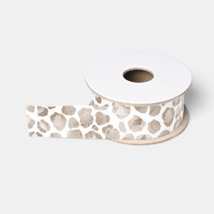 Chocolate Mocha Leopard Print Ripsband