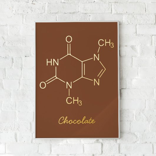 Chocolate Molecule Foliendrucke