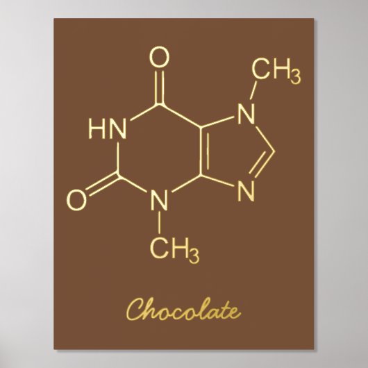 Chocolate Molecule Foliendrucke (Vorderseite)