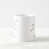 Chocolate Molecule Personalisiert Kaffeetasse (Mittel)