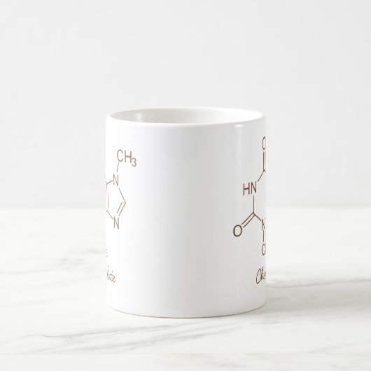 Chocolate Molecule Personalisiert Kaffeetasse (Mittel)