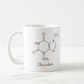 Chocolate Molecule Personalisiert Kaffeetasse (Links)