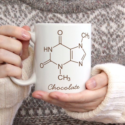 Chocolate Molecule Personalisiert Kaffeetasse