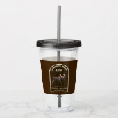 Chocolate Moose Café Acryltrinkbecher (Vorderseite)